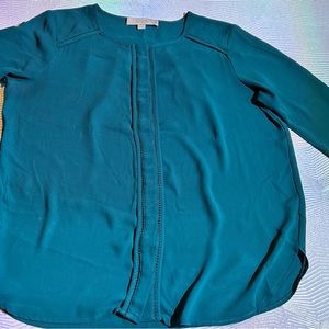 LOFT blouse, green, size SP